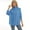 Blue, variant on Baqcunre Plus Size Tops Fall Fashion Oversized Casual Pullover Knitting High Collar Casual Plus Size 3Xl Women Sweater Top Womens Jacket Womens Fall Tops Grey S