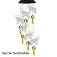 thumbnail image 3 of ZZkhGO Solar Elephant Wind Chime Lights, Colorful Outdoor Garden Decoration, Gift for Mom Women Mother's Day Hanging Mood Light, 3 of 6