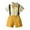 Yellow, variant on TAIAOJING Baby Boy Summer Outfit Clothes Plaid Printed ShirtsCasual2PC Set Toddler Girl Outfit 18-24 Months