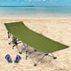 thumbnail image 4 of Costway Cama plegable para acampar, resistente, para exteriores, con bolsillo lateral de almacenamiento, color verde, 4 of 4