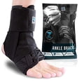 thumbnail image 1 of Zenith Ankle Brace, Lace Up Adjustable Support â€“ for Running, Basketball, Injury Recovery, Sprain! Ankle Wrap for Men, Women, and Children, 1 of 5