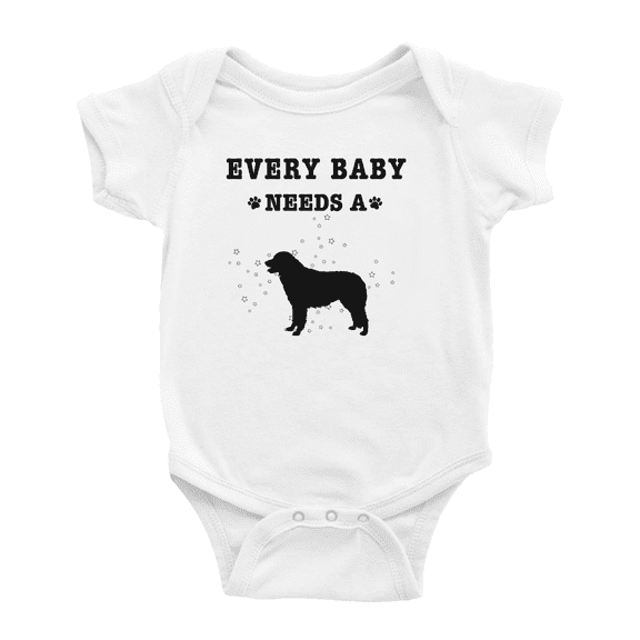 Every Baby Needs A Kuvasz Dog Funny Baby Jumpsuits For Boy Girl 0-3 Months