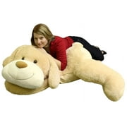 Big Plush Soft Giant Stuffed Animals & Plush Toys, Puppy Dog Cream Color, 5'