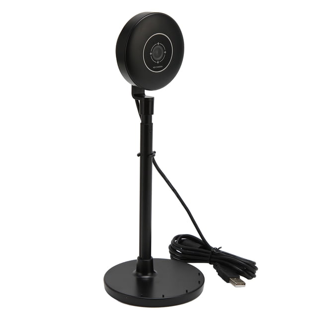Caméra Web HD, Caméra Web USB 1080P en Alliage d'Aluminium Réglable Plug and Play pour Ordinateurs Portables