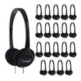 thumbnail image 1 of Koss KPH7 Lightweight Portable On-Ear Headphones Bundle (Black, 20-Pack), 1 of 5