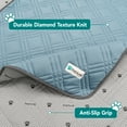 thumbnail image 4 of PetAmi Waterproof Cooling Mat for Dog, Premium Pet Cooling Blanket for Bed Crate, Anti Slip Indoor Dog Cool Pad for Sleeping, Q-MAX Small Medium Sofa Couch Cover Mat for Cat, Light Blue, 29x40, 4 of 8