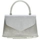 thumbnail image 1 of Bolso de noche Dasein para mujer, formal, fiesta, color plateado, 1 of 5