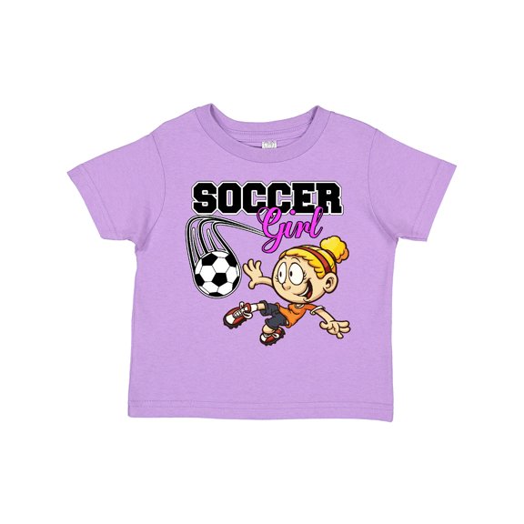 Inktastic Soccer Girl Girls Toddler T-Shirt