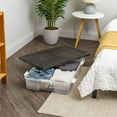 thumbnail image 3 of IRIS Underbed 47 Qt Storage Bins with Lids and Tight Latch and Seal - Gray/Clear, 3 of 6