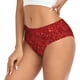 thumbnail image 2 of Fotbe Red Glitter Calzones Estampados para Mujer – Ropa Interior de Algodón, Cómoda, Suave y Elástica-XX-Large, 2 of 6