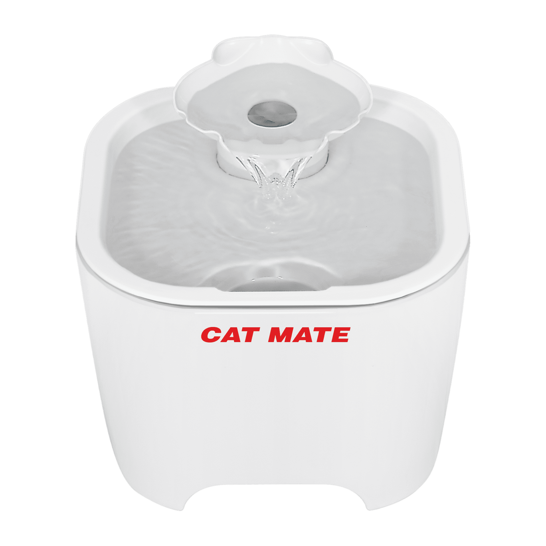 Sportman Vruchtbaar toevoegen aan Cat Mate 100 fl. oz. BPA-Free, Elevated, Multi-Height Pet Fountain with  Super-Quiet Pump and 3-Stage Filter - White - Walmart.com