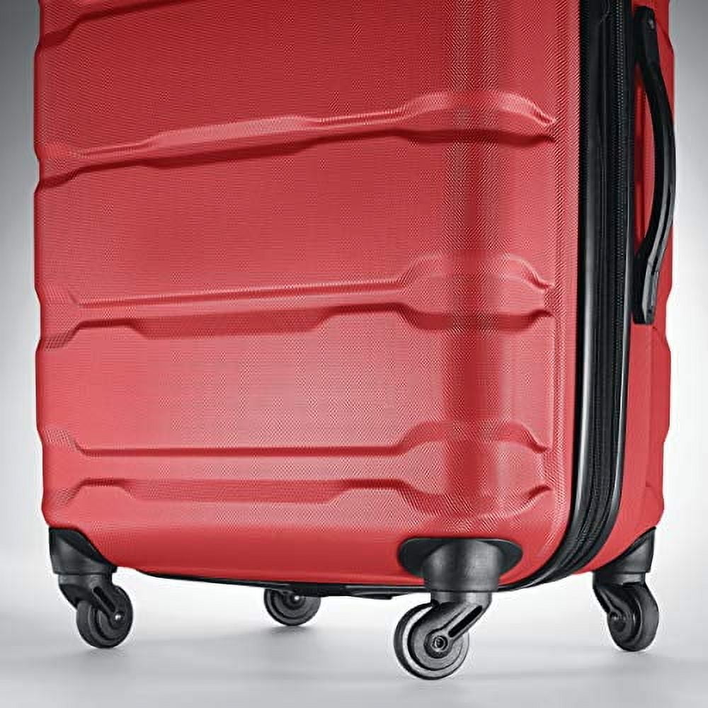 Samsonite 28 in Hardside Spinner Checked Luggage, Red