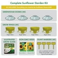 thumbnail image 6 of Rooted Promise Sunflower Garden Kit Sunflower Seeds Starter Kit with Grow Rings and Greenhouse Domes 4pk, 6 of 7