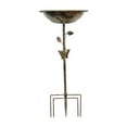 thumbnail image 4 of Vsenkes Bird Bath Bowl Easy to Clean Decorative Birdbath for Backyard Outdoors Patio Bronze Butterfly, 4 of 9