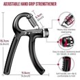 thumbnail image 2 of Handtrainer Fingertrainer, Griffkraft Trainer Trainingsset - 5er-pack, Verstellbarer Grip Trainer, F, 2 of 5