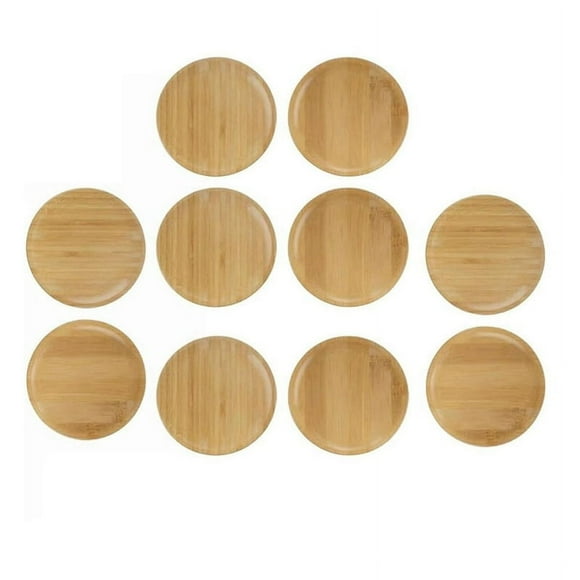 10PCS Wine Glass Charcuterie Topper Wine Glass Charcuterie Board Topper Bamboo Wine Glass Topper Coasters