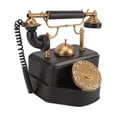 thumbnail image 1 of Vintage Decorative Telephones, Retro  Dial Phone Black  For Home, 1 of 8