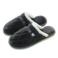 thumbnail image 2 of KYAIGUO Women's Faux Fur House Slipper Comfy Memory Foam Slip on Anti-Skid Thick Sole Men Slippers Cozy Plush Couples Slippers, 2 of 9