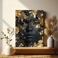 thumbnail image 6 of UXIEQU Black and Gold Face Canvas Wall Art Print 15.75x11.81 Inches, 6 of 8