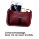 thumbnail image 4 of Sidaley Bolsa ordenada para coche, bolsa de almacenamiento para coche, organizador de asiento de coche, bolsillo de almacenamiento adhesivo, caja para Automoción decorativa y accesorios vino rojo Sidaley VI000217-03, 4 of 6