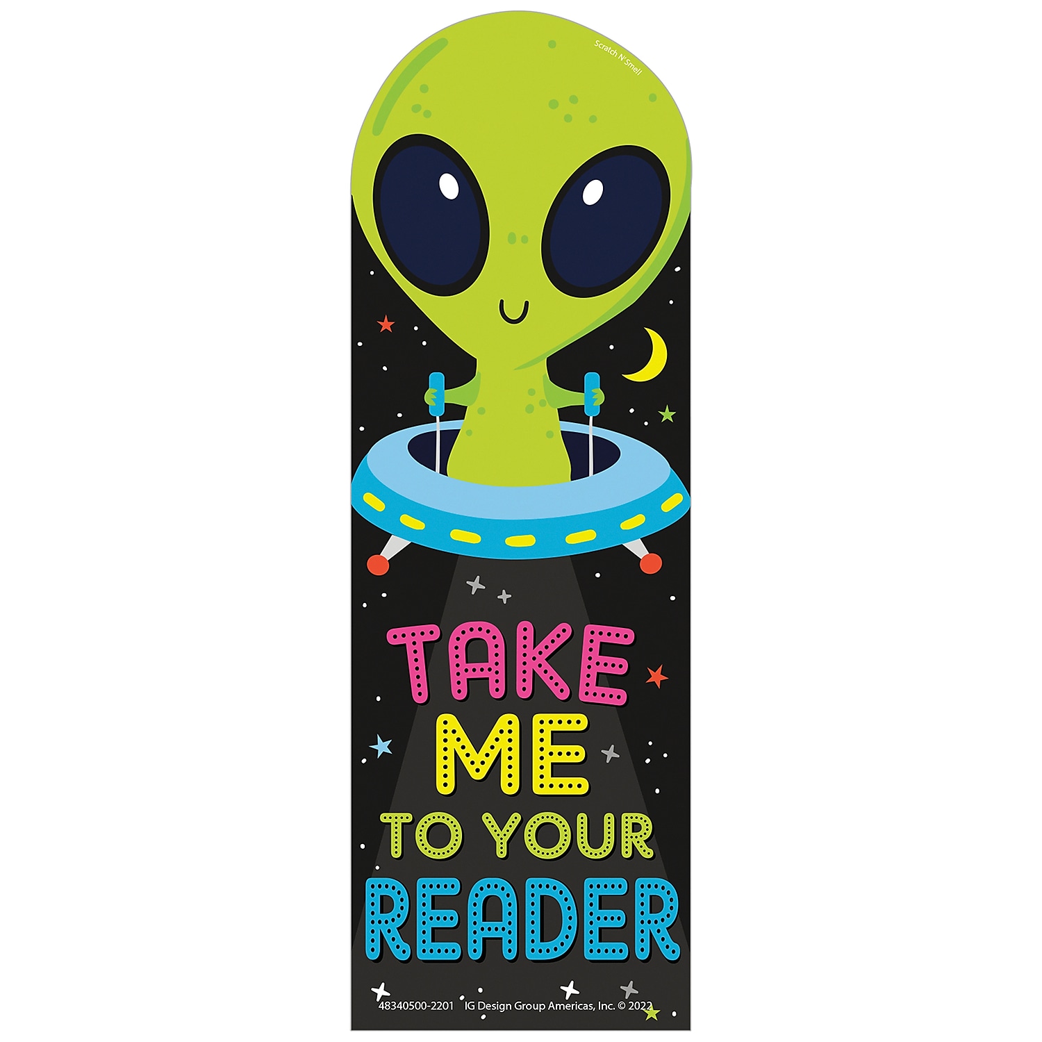 Eureka Take Me To Your Reader Green Apple Scented Bookmarks, 24 Per Pack, 3 Packs
