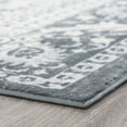 thumbnail image 5 of Madison Traditional 9' x 12' Dark Gray and Cream Polypropylene Indoor Area Rug, 5 of 9