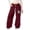 Wine, variant on XEGLSBU Girls Pants Size 8-9 Girl's Baggy Sweatpants Lightweight Straight Leg Athletic Pants with Pockets Beige Size 12-13 Years