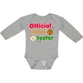 thumbnail image 3 of Inktastic Official Cookie Tester Christmas Cookies Boys or Girls Long Sleeve Baby Bodysuit, 3 of 5