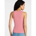 thumbnail image 3 of No Boundaries Ribbed High Neck Tank Top, Women's XXS-XXL, 3 of 5