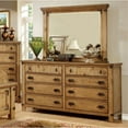 thumbnail image 2 of Trendy Cottage Style Wooden Dresser, Weathered Elm Brown, 2 of 2