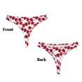 thumbnail image 3 of Balery Tulips Flowers Tangas de Algodón para Mujer con Estampado – Ropa Interior Sexy, Transpirable, G-string-Large, 3 of 6