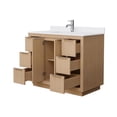 thumbnail image 5 of Wyndham Collection WCF282842SLSC2UNSMXX Maroni 42" Free Standing Single Basin Vanity Set -, 5 of 7