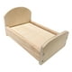 thumbnail image 2 of Cama de casa de muñecas 1/12 Muebles en miniatura Elegante y elegante Cama en miniatura para manualidades DIY Madera, 2 of 9