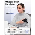 thumbnail image 4 of Bob and Brad Q2 Mini Portable Massage Gun Percussion Muscle Quiet Handheld Massager Fascia Gun for Athletes Pain Relief -Black, Ideal Gifts, 4 of 15