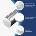 thumbnail image 3 of 4 Pack 3" (76 mm) OD Ribbed Plastic Hole Plugs, Round Ribbed Metal Tubing End Caps, Glide Insert Furniture & Fence Finishing Plugs, Durable & Noise Reduction Plastic Pipe Plug, White White 3" (76, 3 of 8