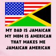 thumbnail image 2 of CafePress - That Makes Me Jamaican American Body Suit - Baby Light Bodysuit, 2 of 4