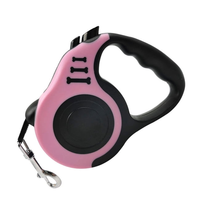 Methold Correa para caminar para mascotas Cuerda de tracción para correr para mascotas retráctil Correa de entrenamiento para animales de nylon, rosa, Type2 NO2 Methold PT000395-05