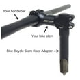 thumbnail image 5 of Upanbike Bike Stem Riser Adapter Aluminum Alloy Bicycle Handlebar Riser 1 1/8" 150mm φ25.4mm Black, 5 of 5