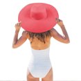 thumbnail image 2 of ZHENHONG Sun Hats for Women Women'S Solid Color Large Brimmed Straw Hat Sun Floppy Disk Wide Brimmed Hat Beach Hat Sun Hats, 2 of 2