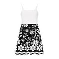 thumbnail image 5 of 9-10 Years Girl's Short Sleeve Floral Print Loose Casual Long Maxi Dress with Pockets 4-12 Years, 5 of 7