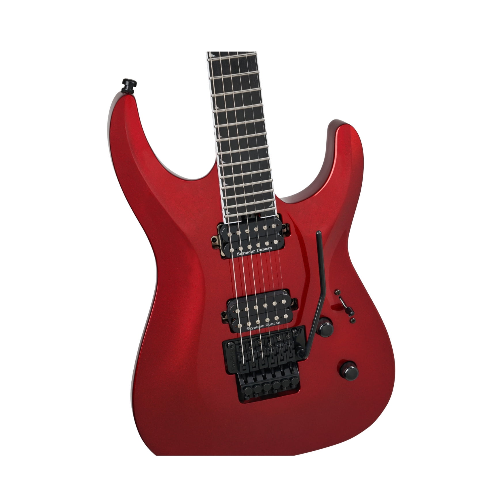 Jackson Pro Plus Series Soloist SLA2 6-String Electric Guitar with Ebony Fingerboard and Gig Bag (Red Crystal)