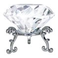 thumbnail image 1 of MasteelfCA 1Set Crystal Diamond Paperweight with Stand Crystal Diamond Decor Wedding Table Decor, 1 of 8