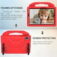 thumbnail image 6 of Dteck for Samsung Galaxy Tab S9 Case, Kids EVA Stand Handle Protective Cover for Samsung S9/S8/S7 Tablet,Red, 6 of 6