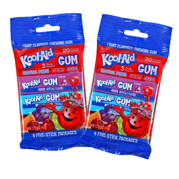 FSSTAM Fruit Flavored Chewing Gum Variety Pack Assorted Flavors