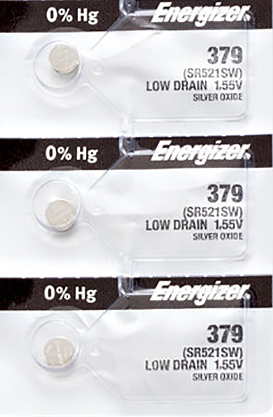 1.5V Energizer 379 Battery 5 Pack