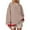 Red, variant on Womens Striped Sweatshirts Oversize Fit Drop Shoulder Long Sleeve Crewneck Pullover Fall Winter Spring Tops (XL, Yellow)