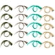 thumbnail image 1 of FloreceBien - Extensiones de cabello con clip para niñas, 20 unidades, reflejos de fiesta de colores, postizos sintéticos de cabello liso multicolor, 1 of 5