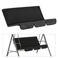 thumbnail image 4 of VONKY Garden Swing Seat Cover Patio Cushion Protection Bench Covers Coffee Black, 4 of 6