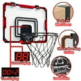 thumbnail image 2 of JUGAAD LIFE Basketball Hoop for Kids with Electronic Scoreboard, Indoor over the Door Mini Basketball Hoops with LED Lighting and Sounds, Basketball Toys Gifts for Boys Girls-Red, 2 of 8
