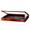 Black Felt, variant on Trade Show Display Case Portable - w/ Acrylic Side Guards (Cherry)